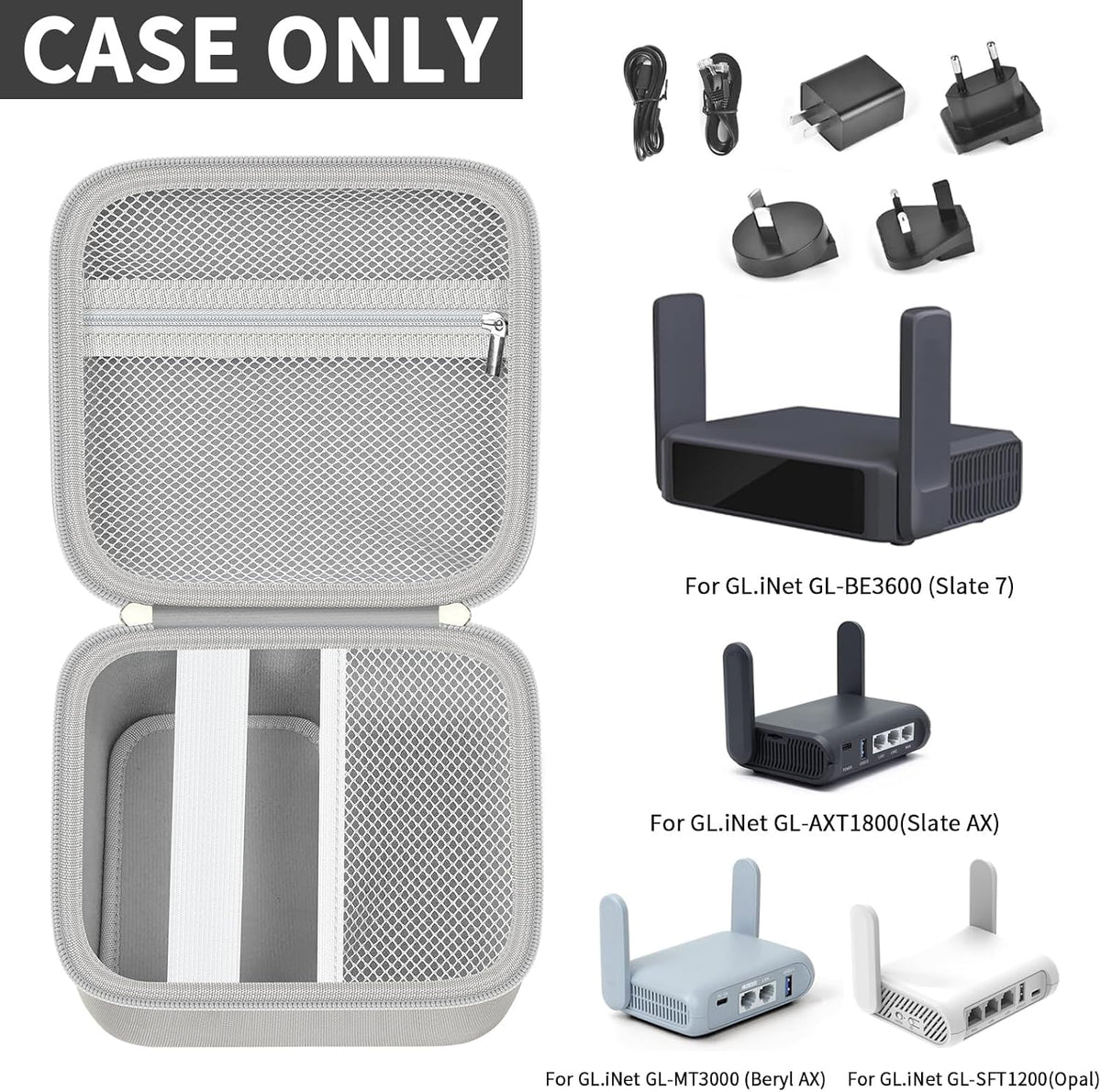 Case for GL-BE3600/MT3600BE/SFT1200/MT3000 for GLiNet Slate 7 Travel Router