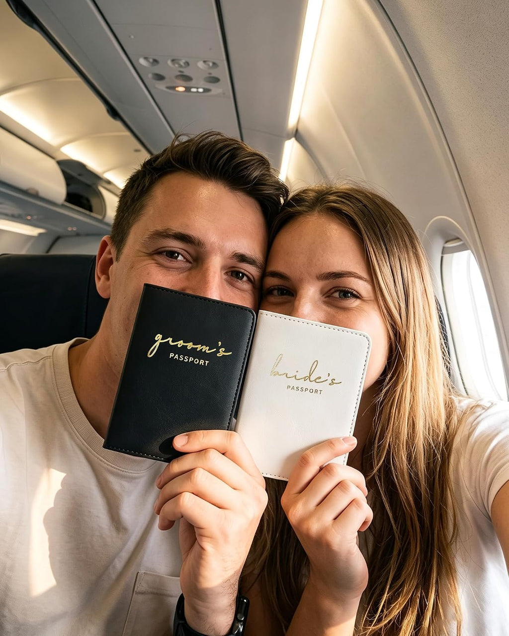 Mr and Mrs Passport Holder Set for Couples