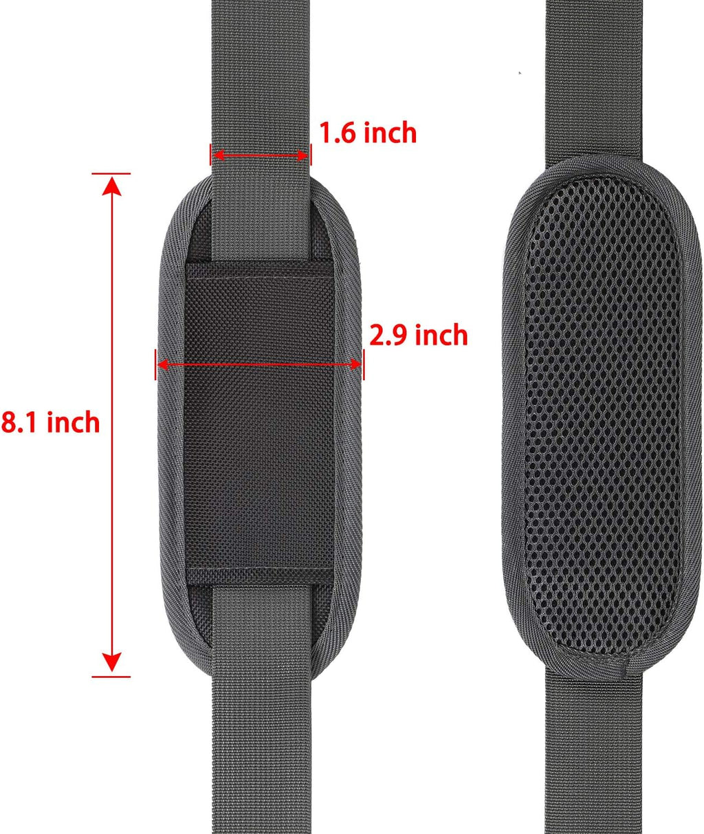 Taygeer Crossbody Strap Replacement, 52" Universal Laptop Bag Strap, Grey