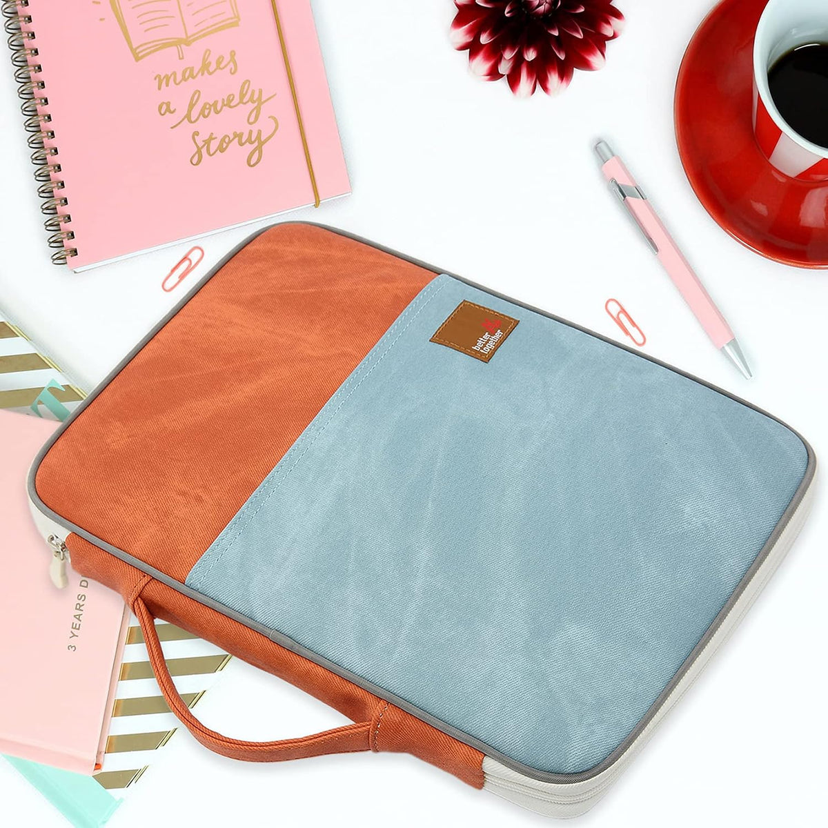 Lanola A4 Document Bags Portfolio Waterproof Business File Holder Travel Gear Organizer Electronics Accessories Bag