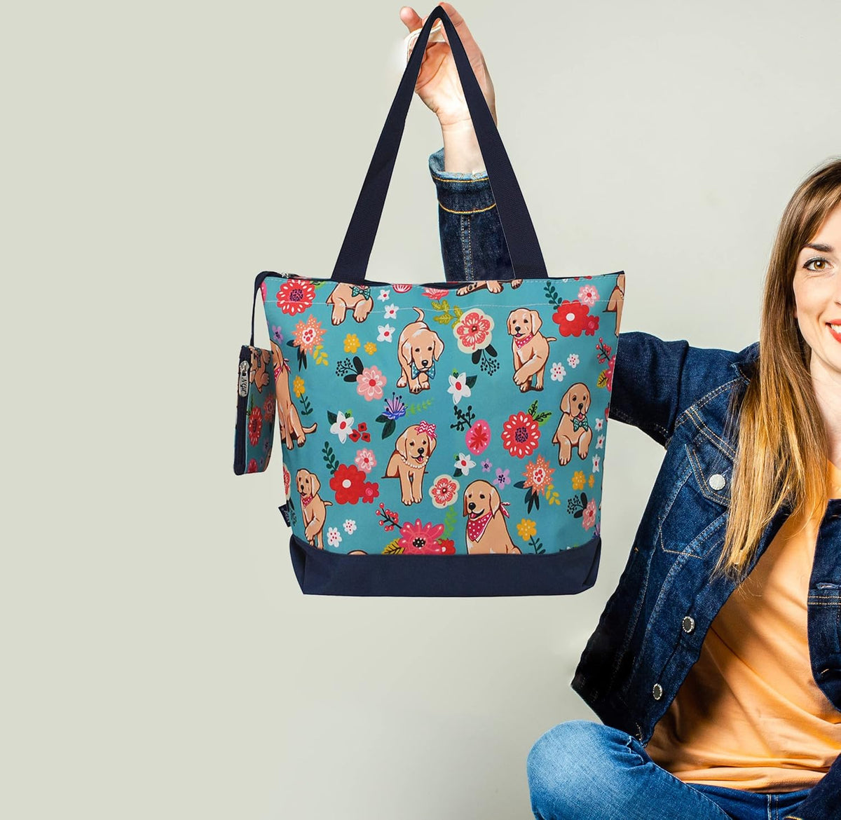 NGIL Medium Canvas Tote Bag with Coin Purse
