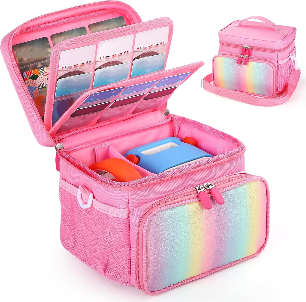 Carrying Case Fit for Yoto Player 3rd 4th Gen & Headphone,Holds 30 Cards