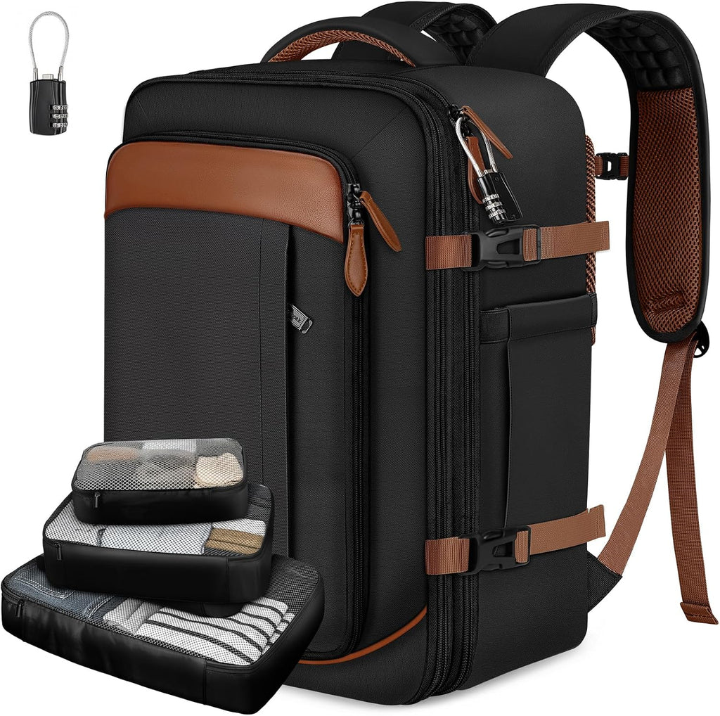 Vancropak 40L Travel Backpack for Men, Flight Approved Carry on Backpack