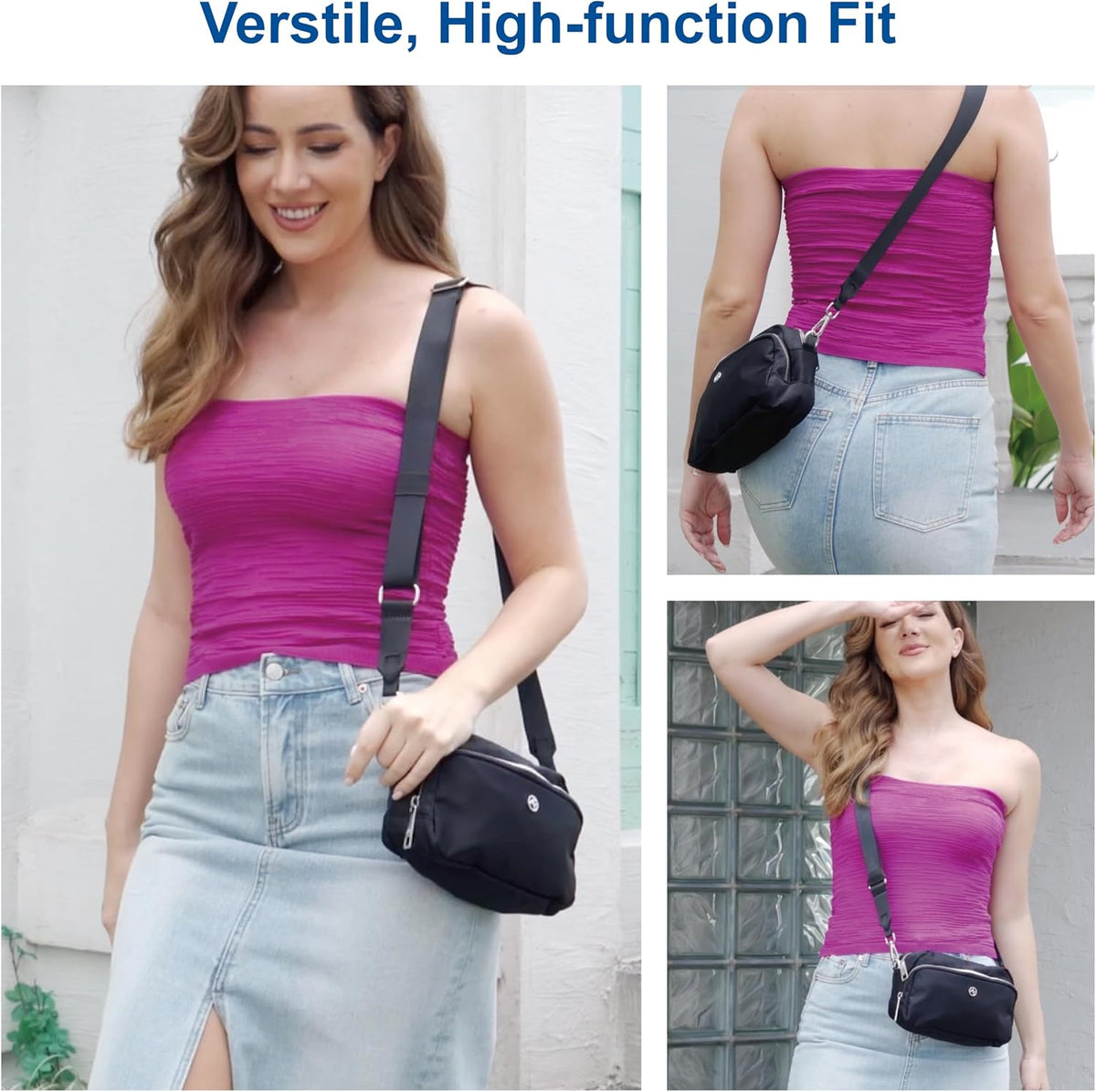 Pander Crossbody Sling Bag – Everyday Purse with Adjustable Strap, Perfect for Travel, Errands, and Daily Use