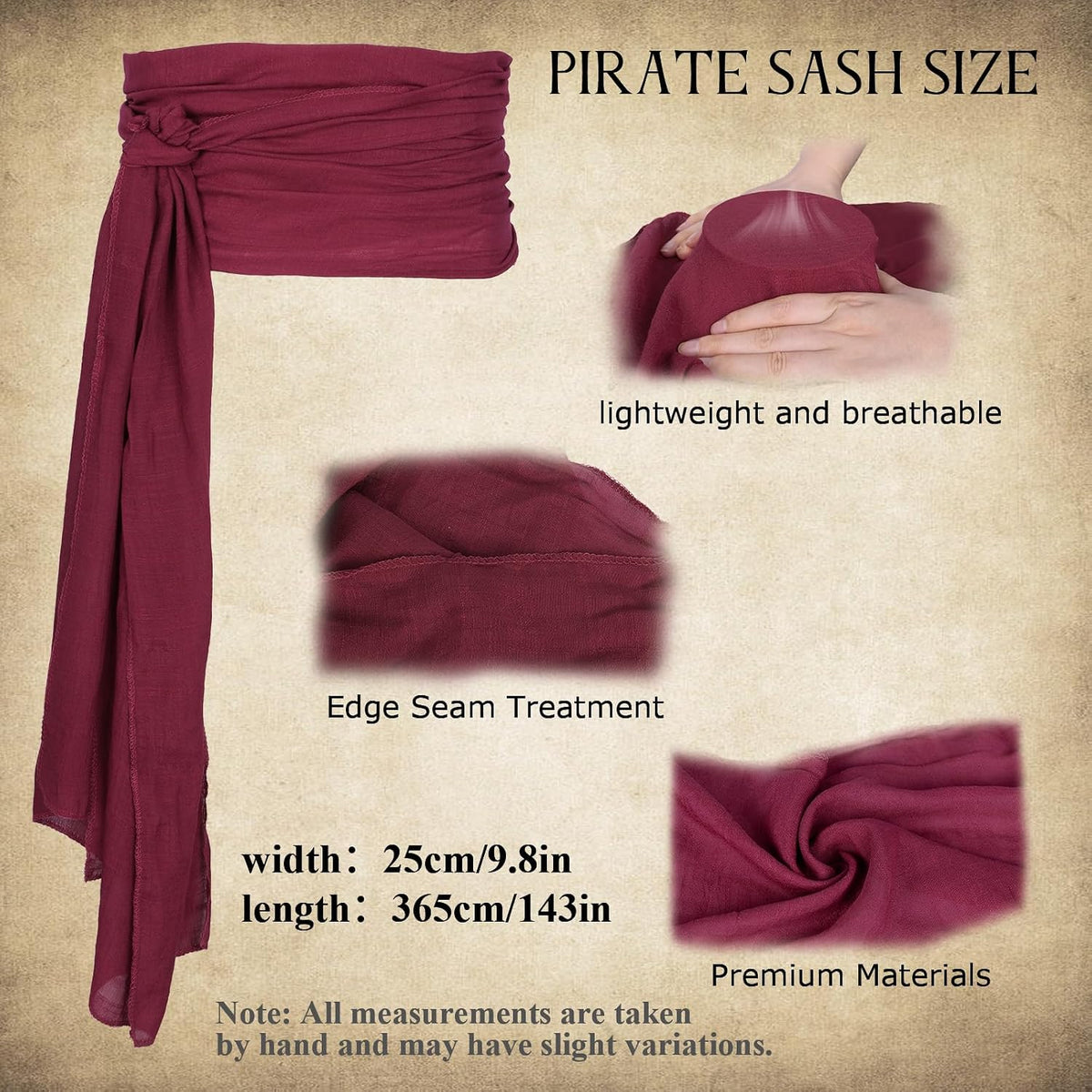 Renaissance Belt Pouch Medieval Pirate Costume Accessories Set for Cosplay