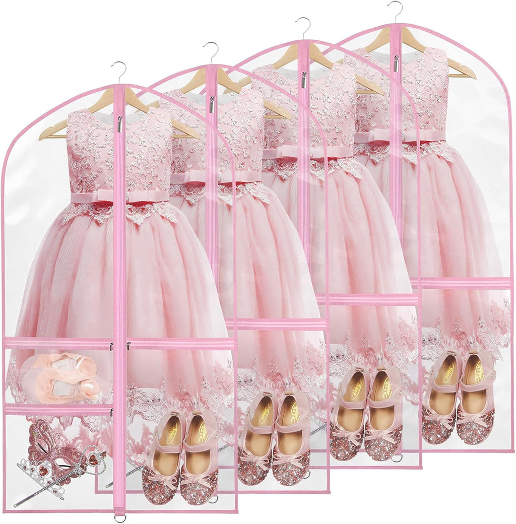 Zilink Clear Dance Garment Bags for Dancers Dance Costume Garment Bag 40 in