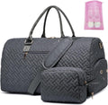 Duffle Bag for Travel, Weekender Bag with Shoe Compartment, Carry On Overnight Bag for Women with Toiletry Bag, 50L Gym Bag with Wet Pocket, Hospital Bags for Labor and Delivery Pink