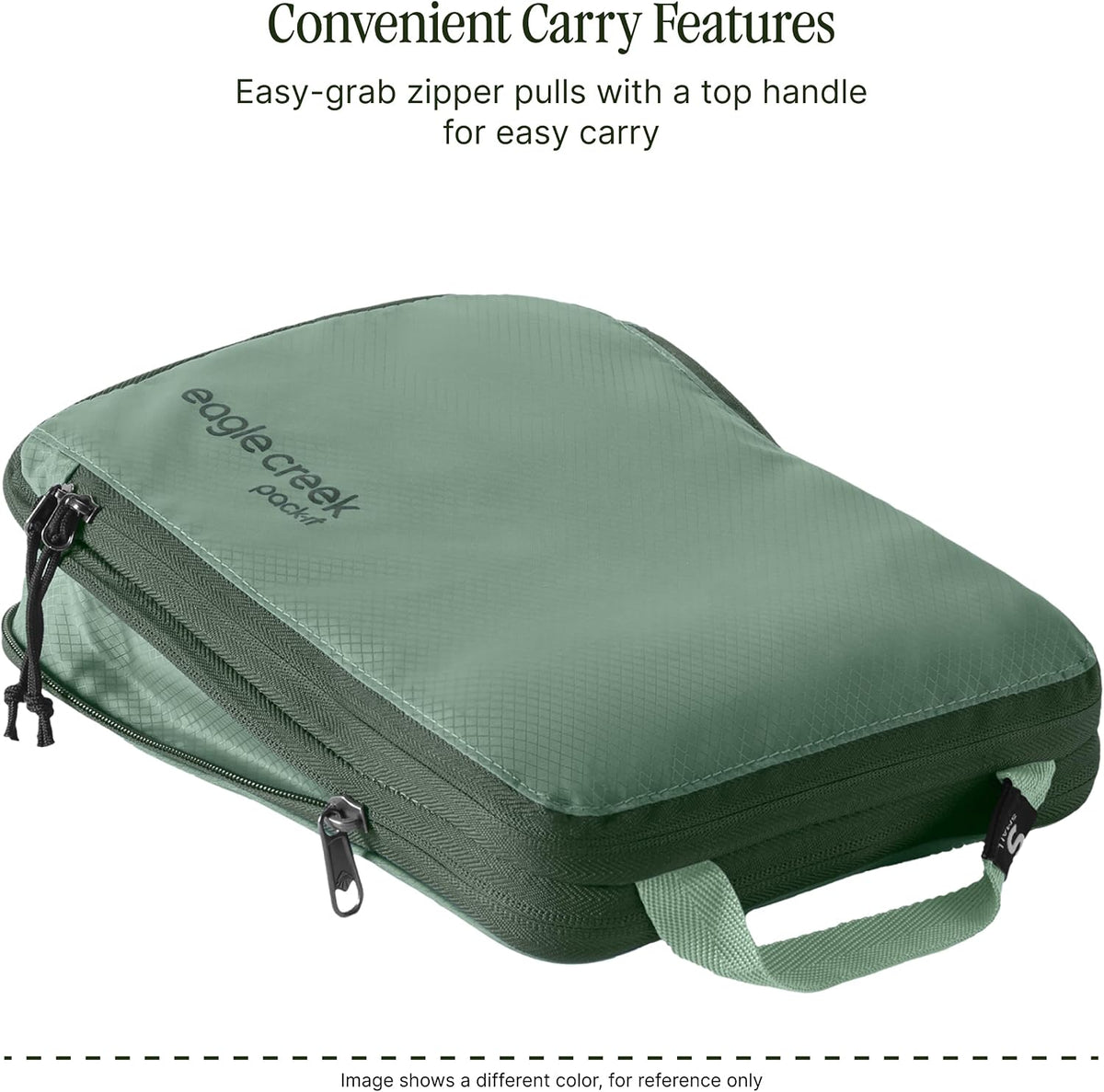 Eagle Creek Pack-It Isolate Compression - Lightweight Cube for Optimizing Luggage Space - Easy-Grab Zipper - Convenient Top Handle - Recycled Materials - Small