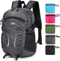 Small Hiking Backpack 35L Travel Lightweight Hiking Packable Daypack Water-Resistant Foldable Backpacks for Women Men Camping (Grey)