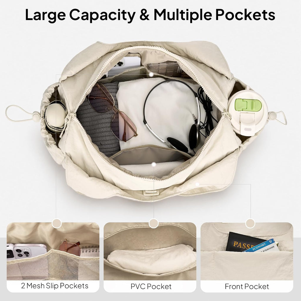 TOPEAST Gym Bag for Women with Yoga Mat Holder Mini Gym Bags Sports Dance Workout Yoga Bag