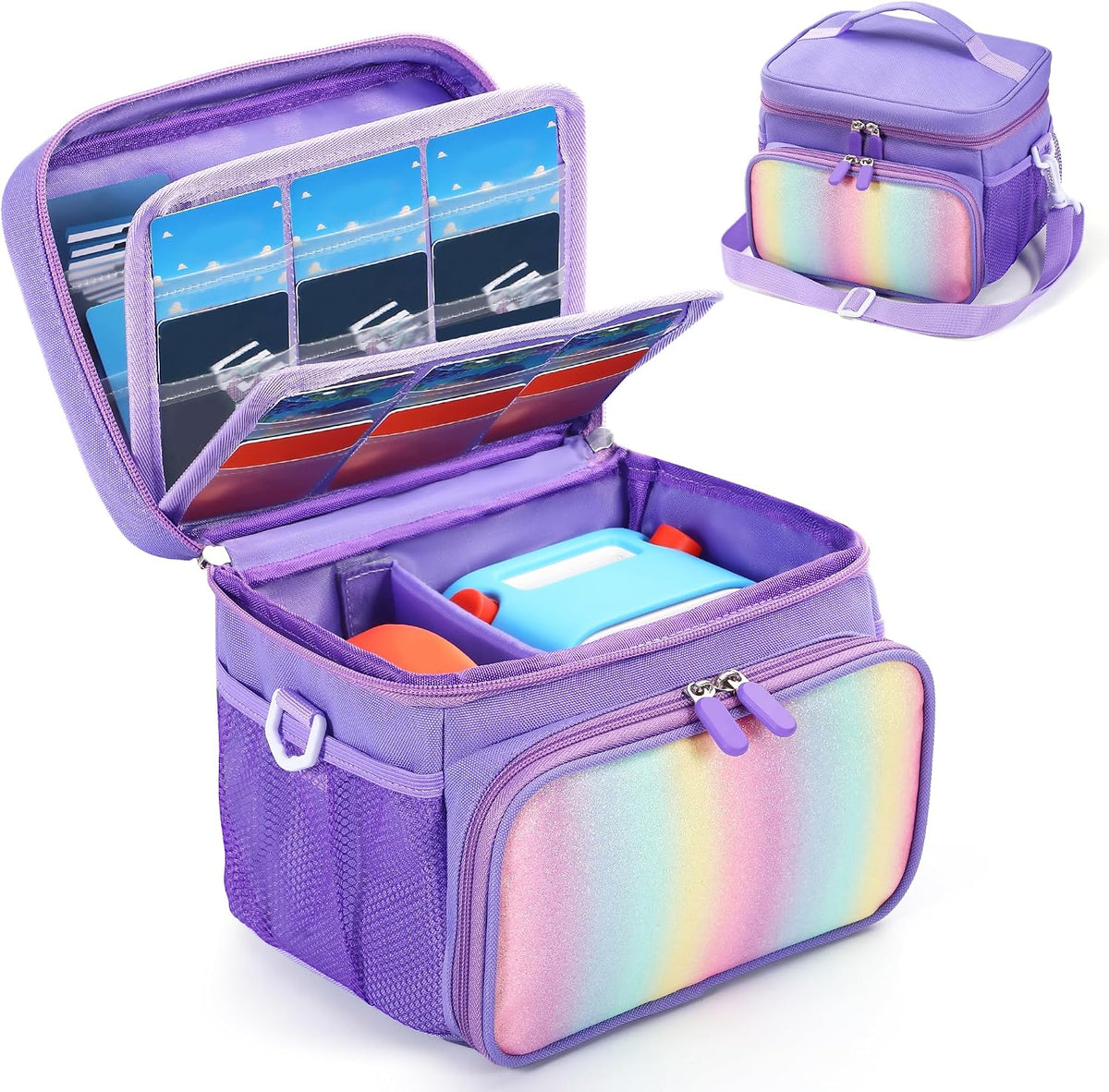 Carrying Case Fit for Yoto Player 3rd Generation & Headphone,Holds 30 Cards
