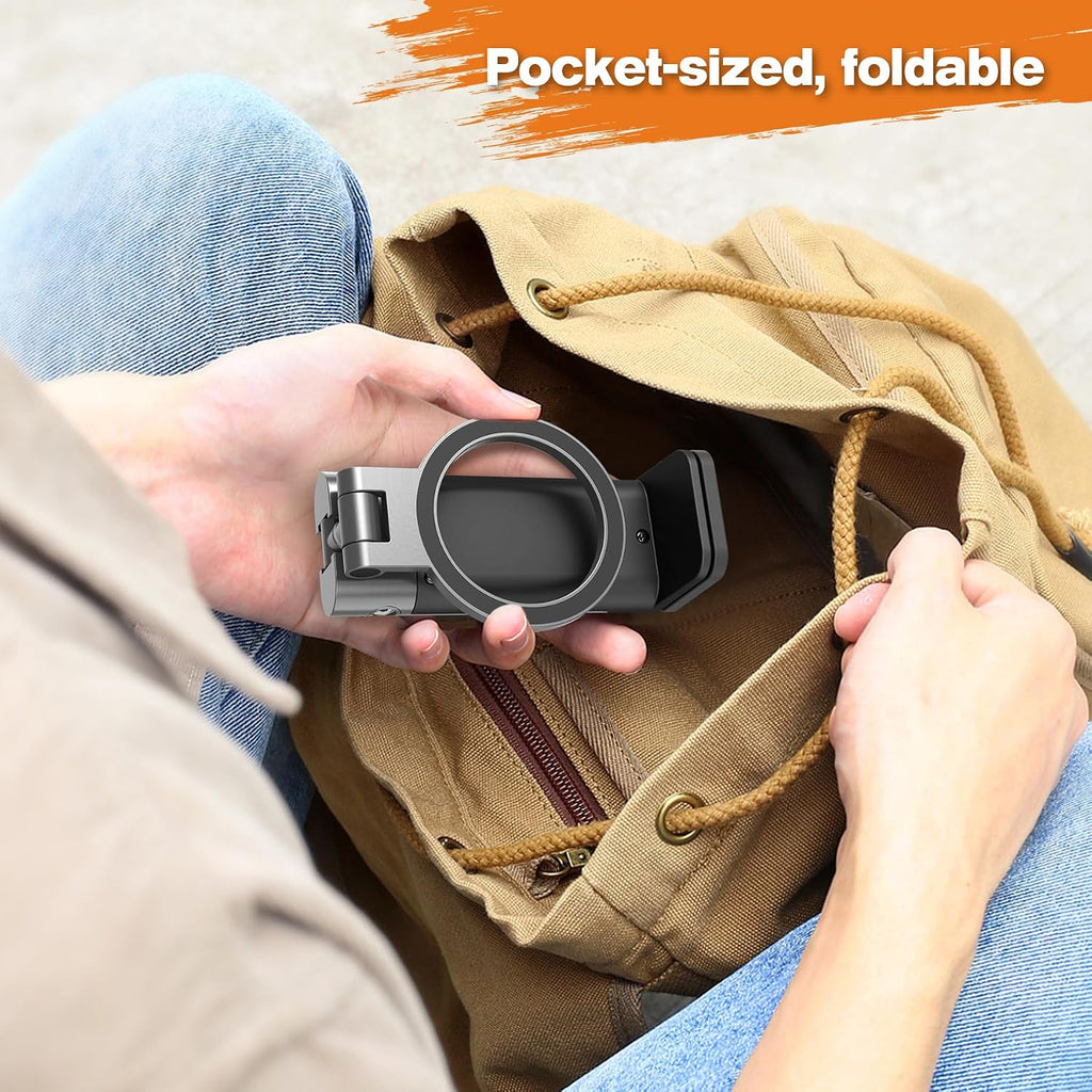 Travel Phone Holder, 2-in-1 Airplane Mount & Magnetic Tripod for iPhone
