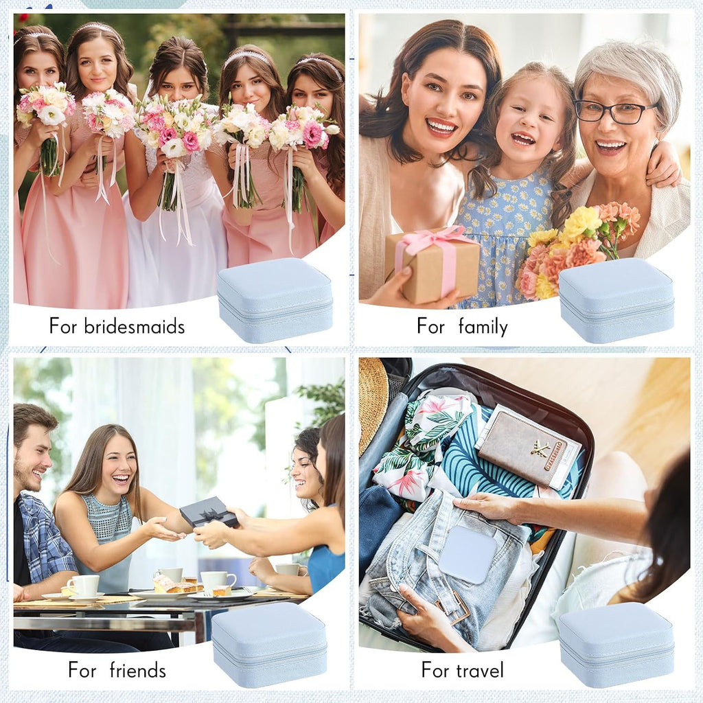 Taiyin 6/12/50 Pcs Travel Jewelry Case Bulk