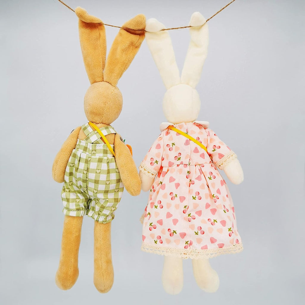 DIY Bunny Sewing Craft Kit, Handmade Fabric Project with Instructions