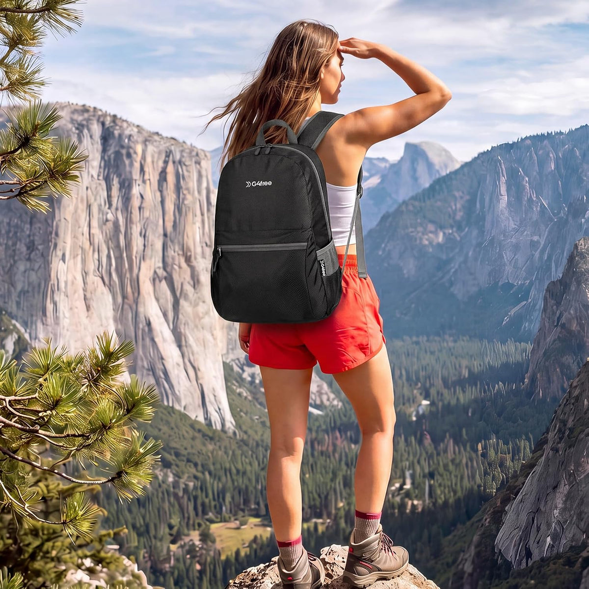 G4Free 30L Packable Travel Hiking Backpack for Men Women