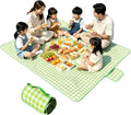 79 inch Waterproof Foldable Picnic Blanket Camping Blanket - Green