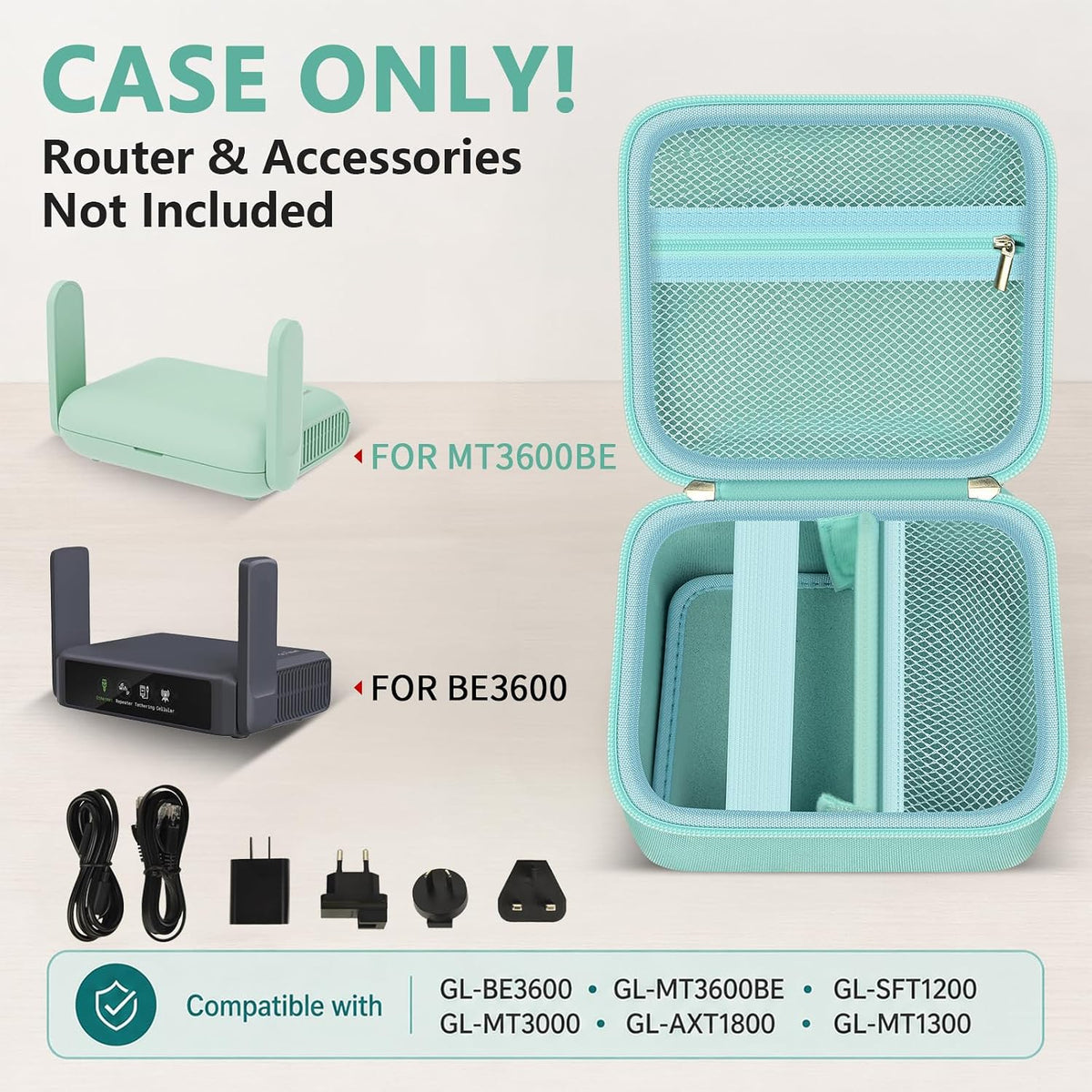 Case for GL-BE3600/MT3600BE/SFT1200/MT3000 for GLiNet Slate 7 Travel Router