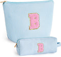 Gifts for Teen Girls Women - Birthday Gifts for 10 11 12 13 14 15 16 17 18 Years Old Girl,Makeup Bag Cosmetic Bag,Teacher Gift Trendy Stuff Toiletry Bag - Blue,B