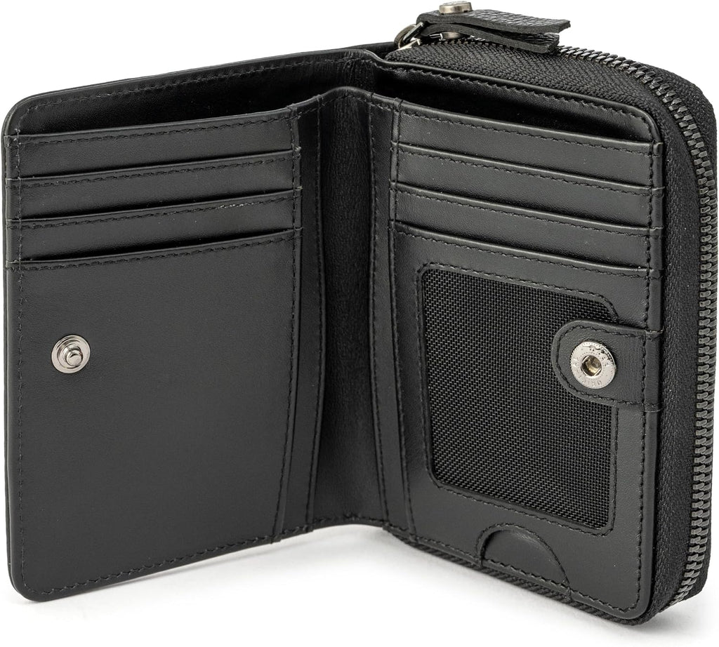 BERLINER BAGS Full Grain Leather Small Wallet Women Sally, Gift Box
