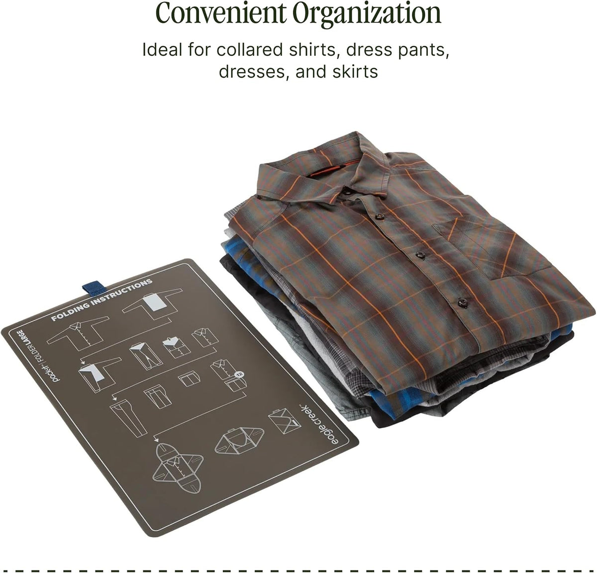 Eagle Creek Pack-It Reveal Garment Folder, Large, Storm Grey