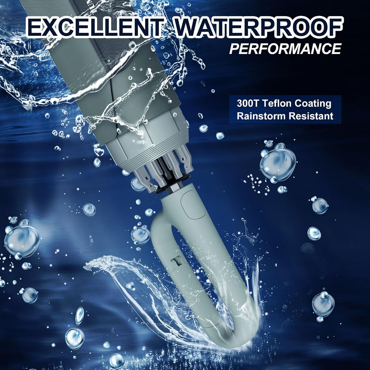 QWB Inverted Umbrella with Auto Open Close Windproof Compact Travel