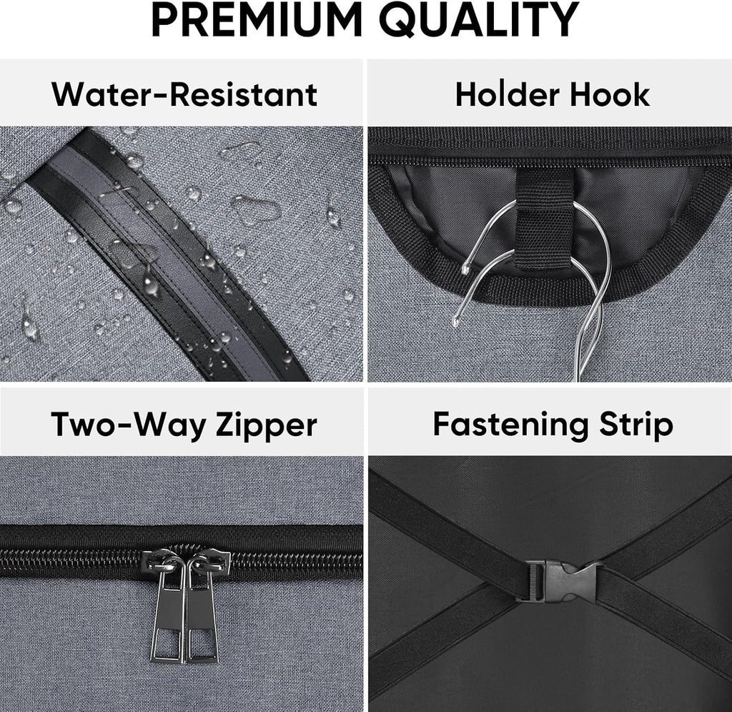 BALEINE Garment Bags for Travel, Water Resistant Carry on Suit Bag
