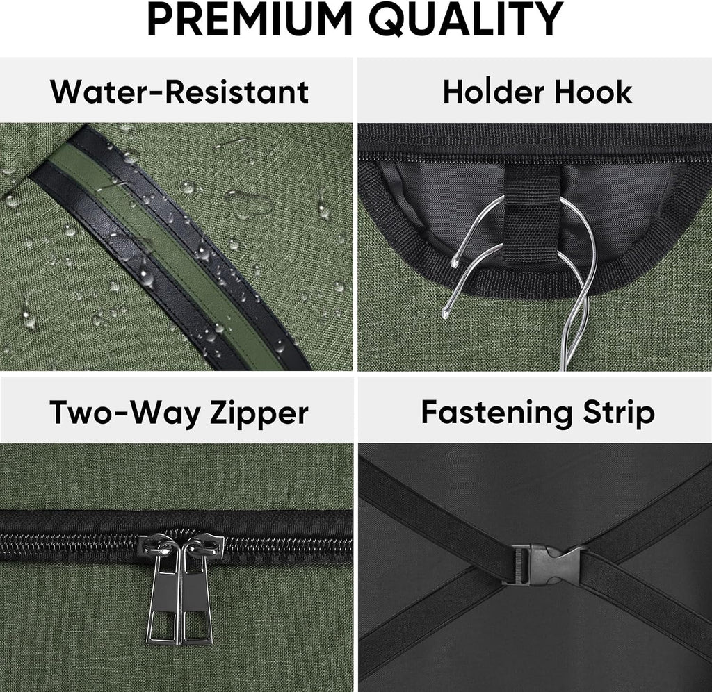 BALEINE Garment Bags for Travel, Water Resistant Carry on Suit Bag