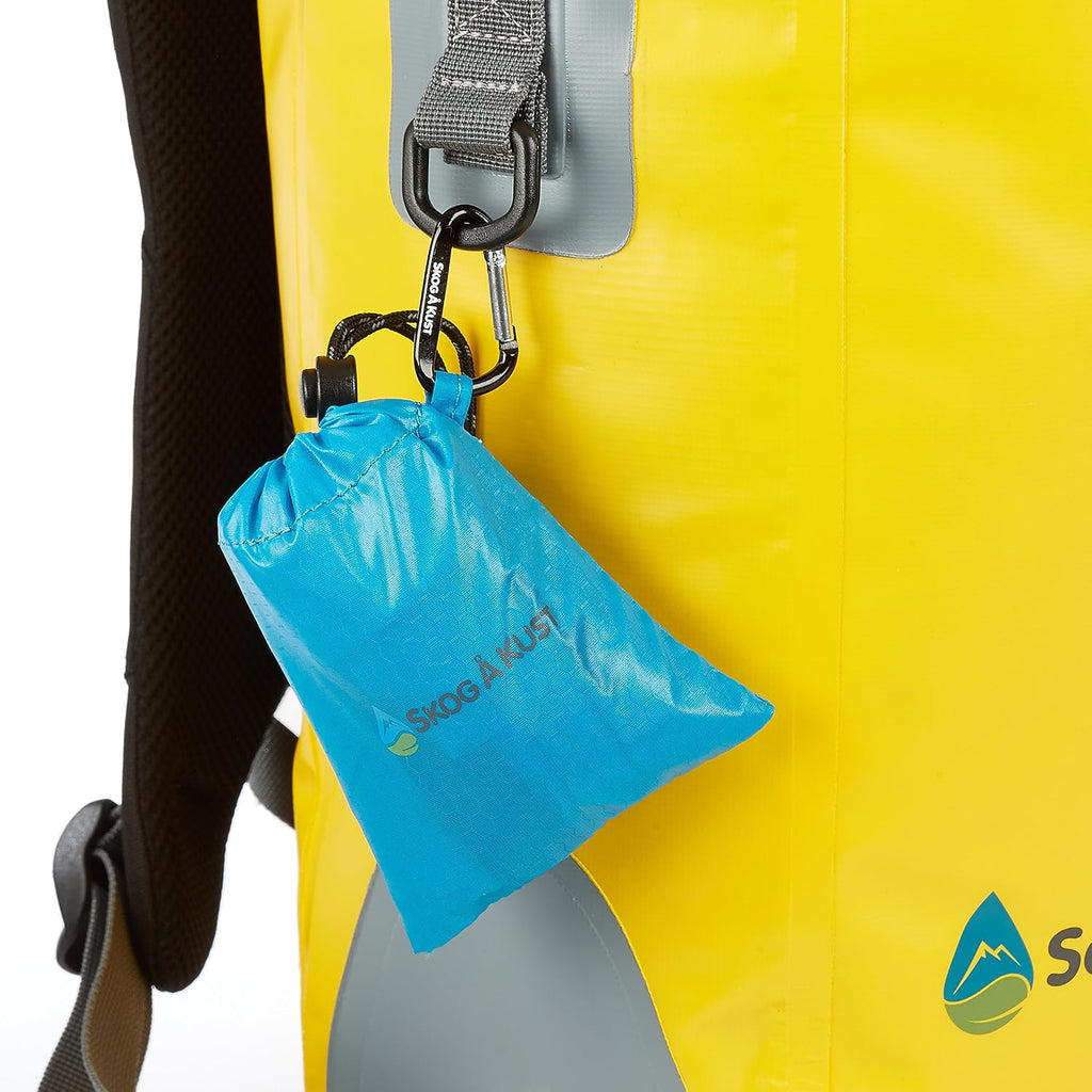 Såk Gear Skog Å Kust LiteSåk 2.0 Waterproof Ultralight Dry Bag | Yellow 2.0, 1.5 Liter