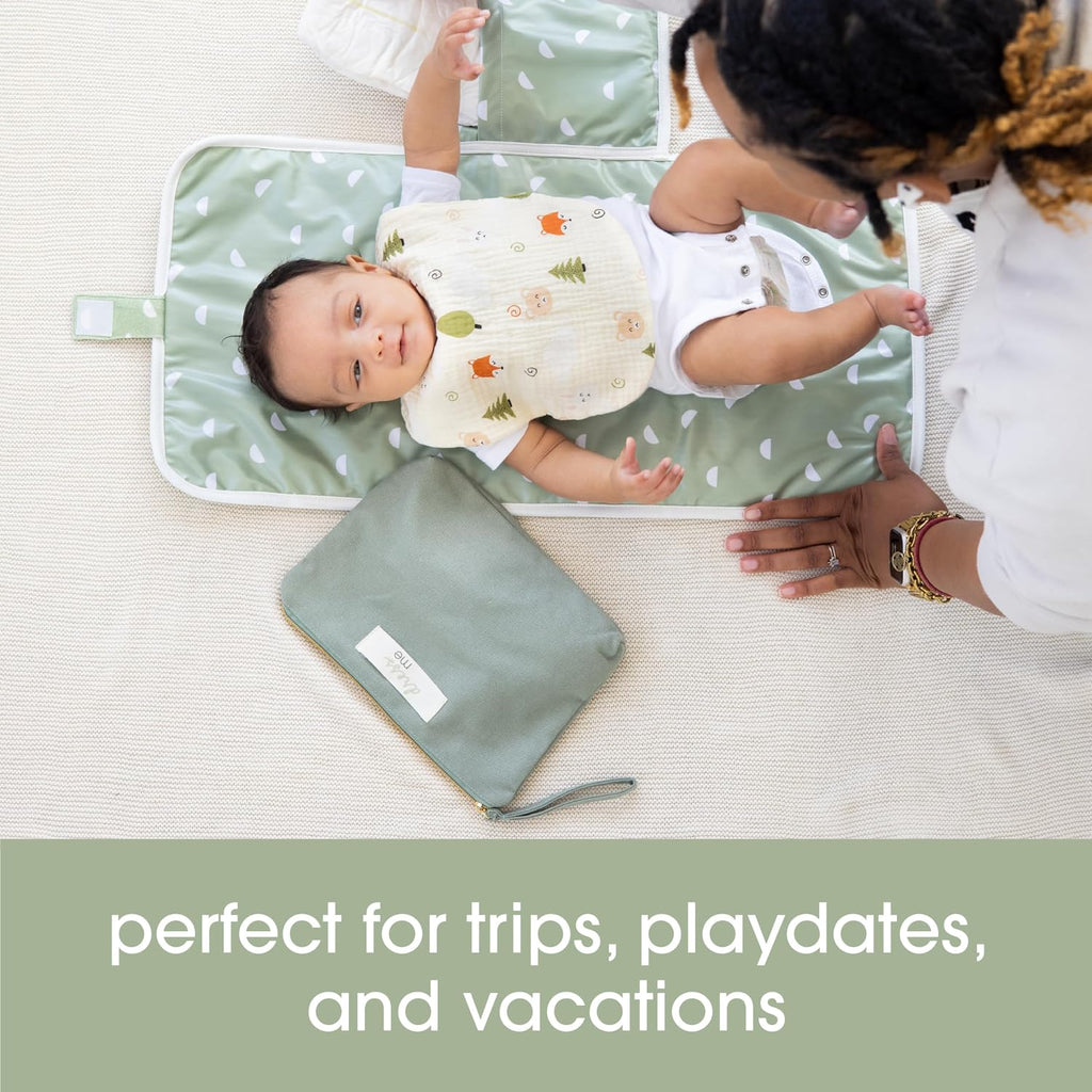 Pearhead Baby Diaper Bag Organizing Zipper Pouches, Set of 3