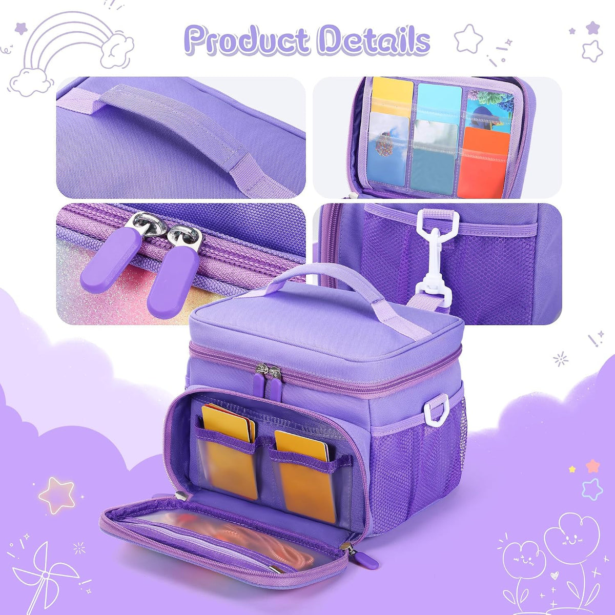 Carrying Case Fit for Yoto Player 3rd Generation & Headphone,Holds 30 Cards