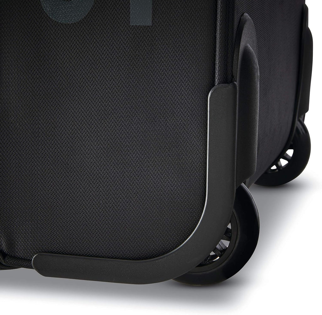 Samsonite Andante 2 Wheeled Duffel Bag – 22-Inch Durable Rolling Luggage with Inline Skate Wheels, Push-Button Handle & Spacious Compartments – Travel-Friendly and Lightweight - All Black
