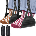 2-Pack Airplane Travel Footrest Hammock - Perfect Airplane Foot Hammock to Relax Your Feet - Travel Essentials Comfy Foot Hanger Plane Footrest for Long Trip