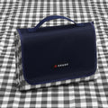 HX&OD Picnic Blanket Outdoor Extra Large Picnic Mat 80"X60" Camping Blanket Beach Blanket Foldable Waterproof Sand Mat Hiking Travel Family Concerts(Blue)