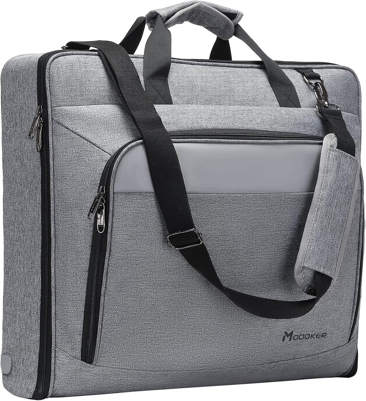 Modoker Carry On Garment Bags for Travel Hanging Clothes Suit Bag Luggage Organizer, Foldable Suit Carrier Gift for Men Women