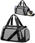 Small Gym Bag for Men, Travel Duffle Bag with Shoe Compartment