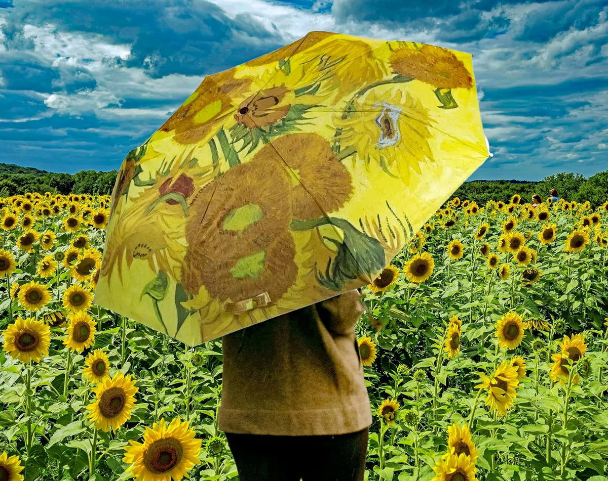 Blazing Autumn Vincent van Gogh Umbrellas