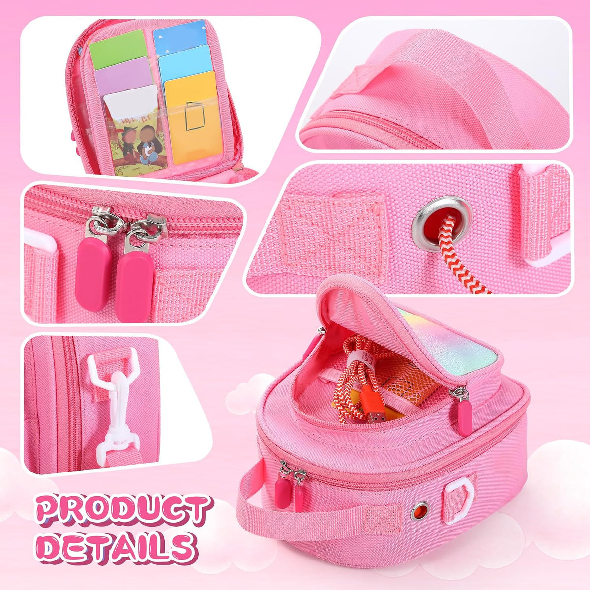Carrying Case Fit for Yoto Mini (4th Gen/2024 Edition) Player & Headphone