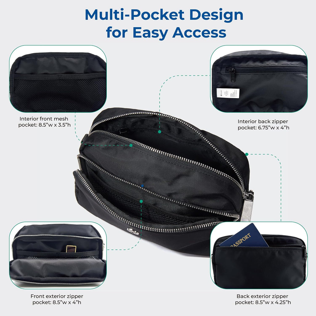 Pander Crossbody Sling Bag – Everyday Purse with Adjustable Strap, Perfect for Travel, Errands, and Daily Use