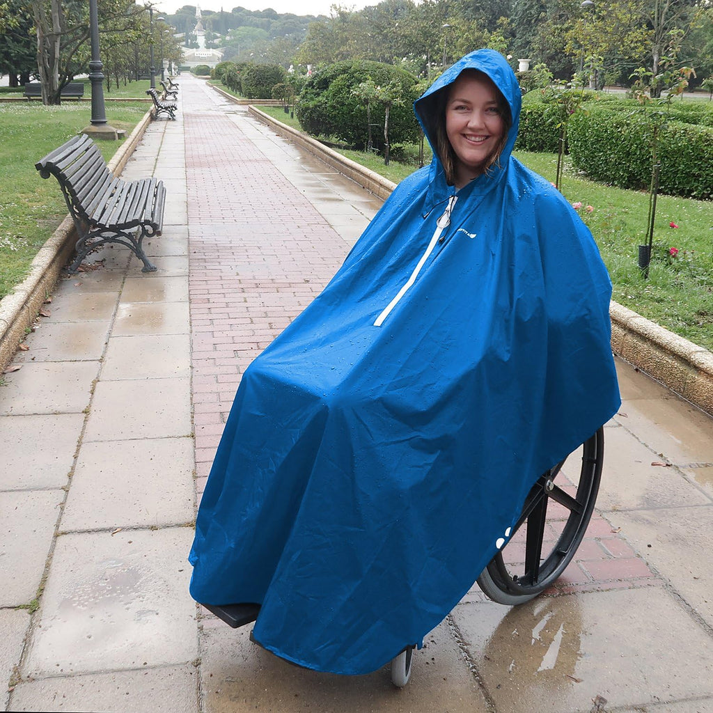 – Waterproof Poncho for wheelchairs – Universal Raincoat – Italian design