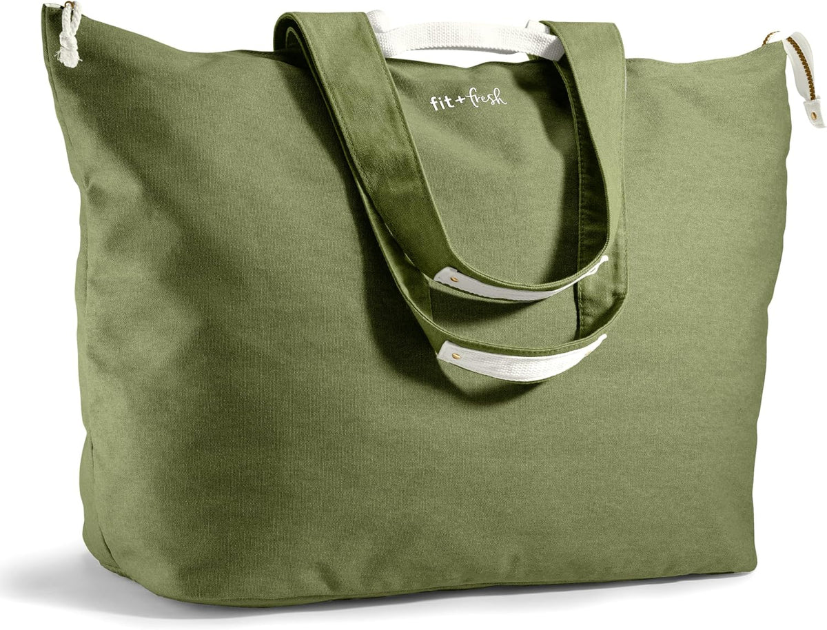 Fit & Fresh All The Things XL Tote Bag for Women, Beach Bag & Weekender