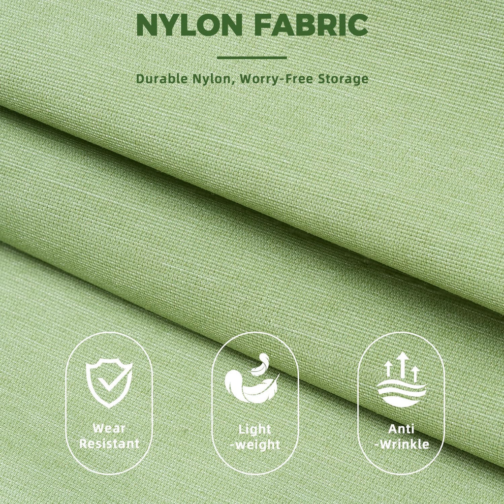 BAGAIL Lightweight Compression Packing Cubes for Travel, 6 Set,Matcha Green