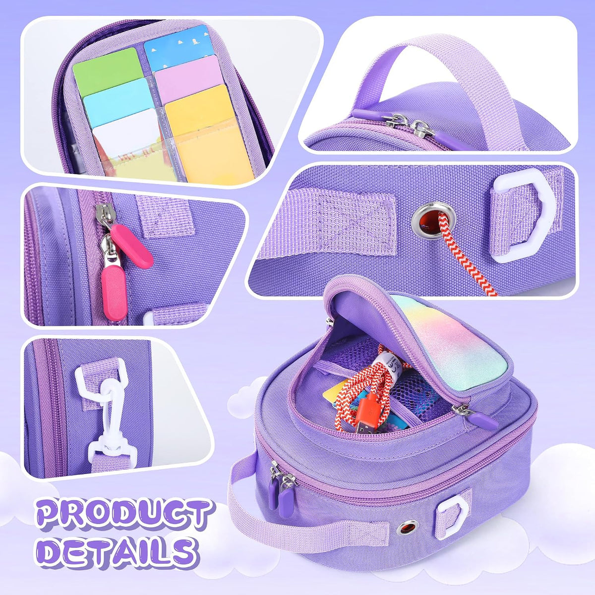 Carrying Case Fit for Yoto Mini (4th Gen/2024 Edition) Player & Headphone
