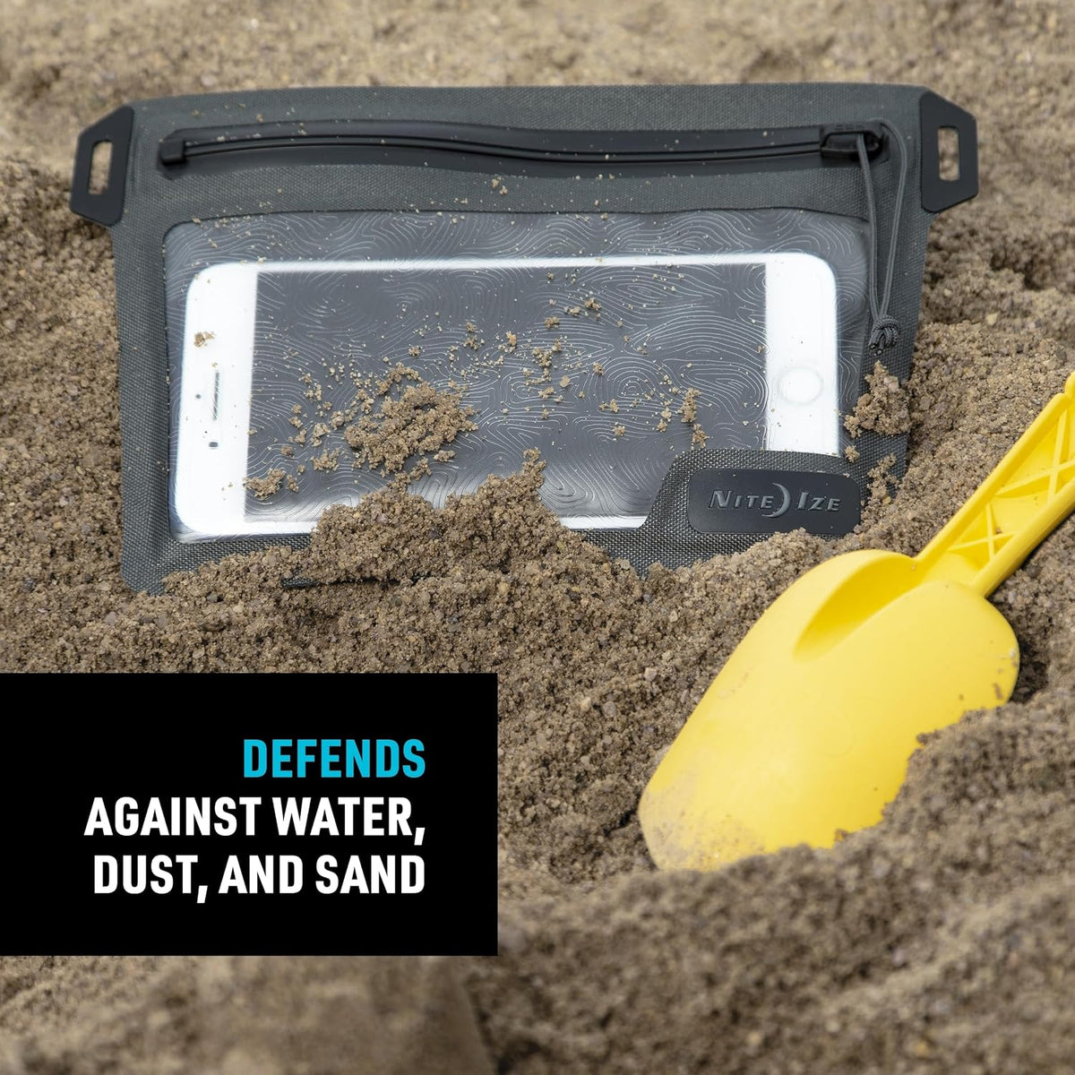 Nite Ize RunOff Waterproof Pocket - Waterproof Pouch for Passports, Phones, & Travel Essentials - Dry Bag with Tough Protection for Beach Trips, Outdoor Activities, & Travel Adventures