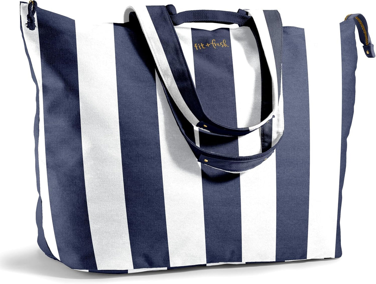 Fit & Fresh All The Things XL Tote Bag for Women, Beach Bag & Weekender