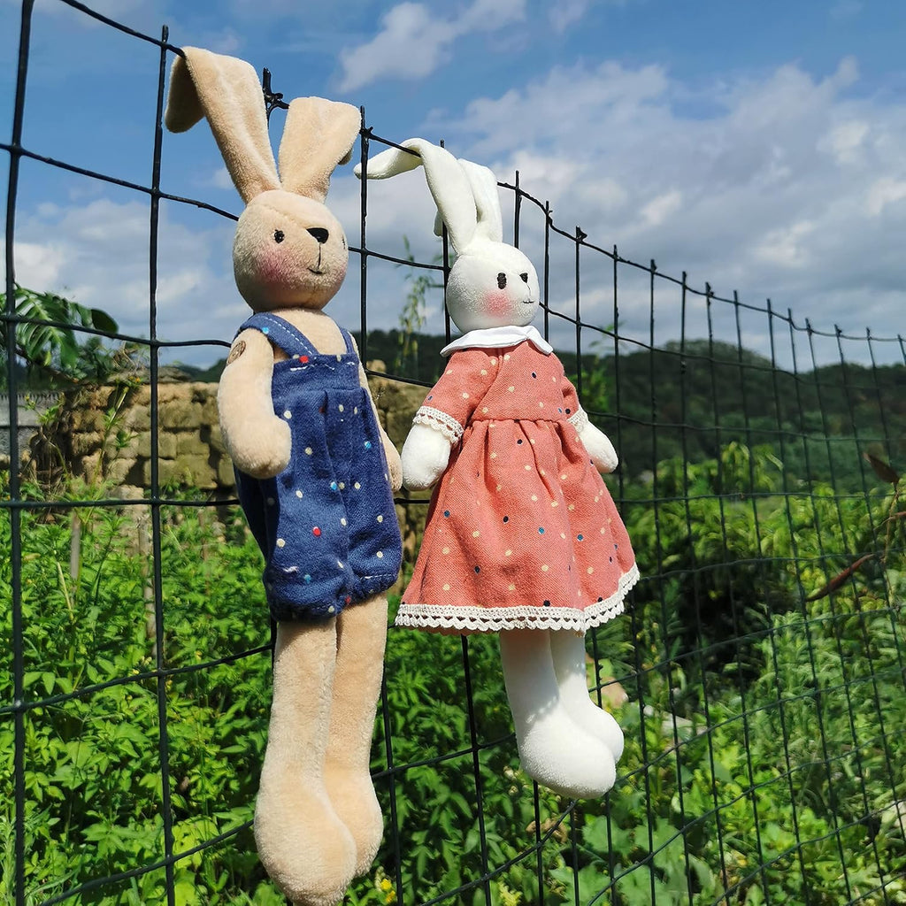 DIY Bunny Sewing Craft Kit, Handmade Fabric Project with Instructions