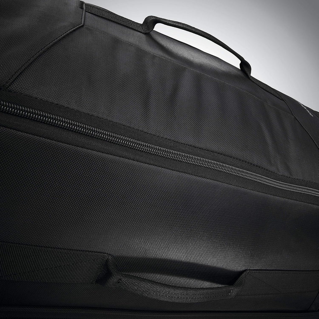 Samsonite Andante 2 Wheeled Duffel Bag – 22-Inch Durable Rolling Luggage with Inline Skate Wheels, Push-Button Handle & Spacious Compartments – Travel-Friendly and Lightweight - All Black